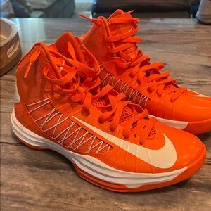 Nike Hyperdunk 2012 TB Orange and White Size 10
